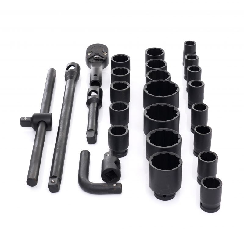 Kraft&Dele KD11759 Nástrčné hlavice klíče nástavce 3/4" 26ks 12-hran