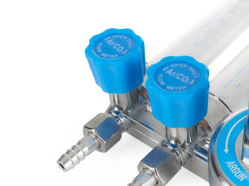 GEKO G80076 Regulátor redukční ventil CO2 / ARGON se dvěma průtokoměry