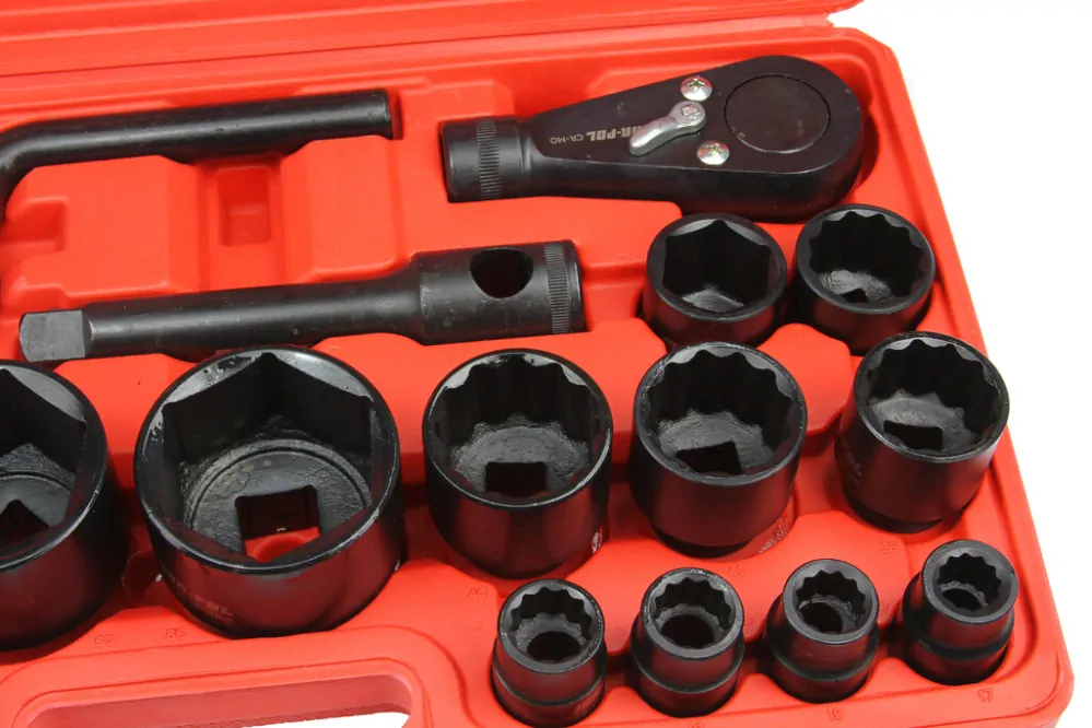 MAR-POL M58249 Nástrčné klíče 26 ks sada 3/4" a 1"
