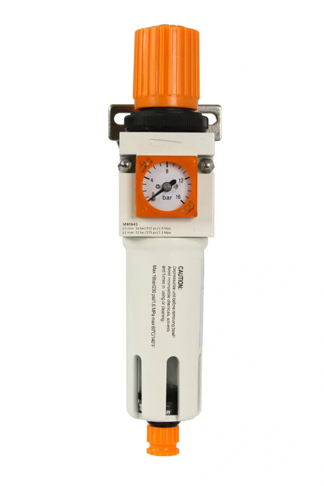 MAR-POL M80641 Vzduchový regulátor tlaku odlučovač vody 1/4" 15 bar BJC