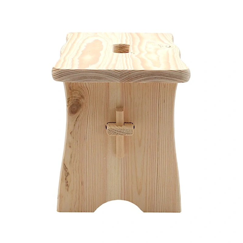 IRMA DDD136 Dřevěný stoleček štokrle taburet 31x29x21cm