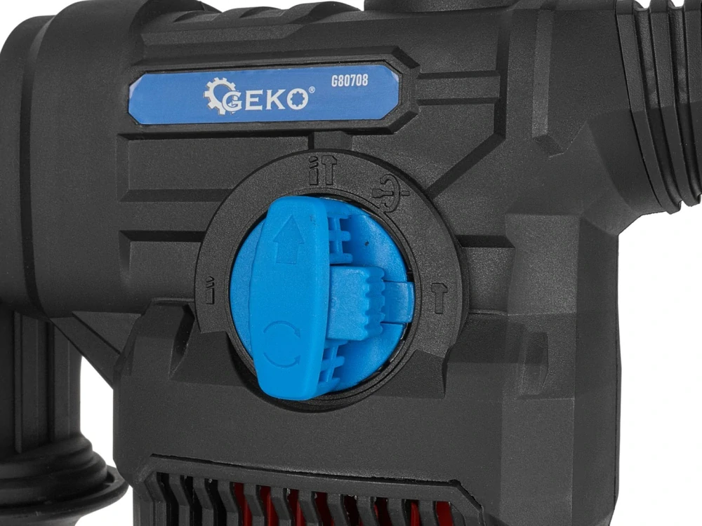 GEKO G80708 PŘÍKLEPOVÉ VRTACÍ BOURACÍ KLADIVO SDS + 1500W 6J příslušenství