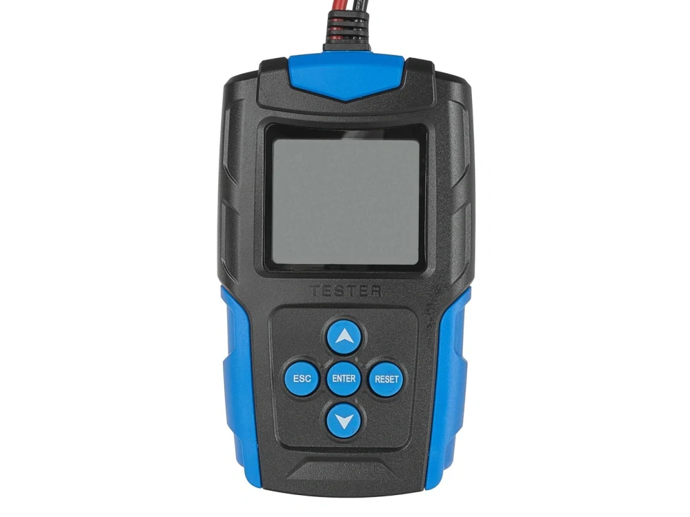 GEKO G80031 Tester měřič voltmetr, 12 / 24V 3Ah-200Ah tester baterií akumulátorů LCD