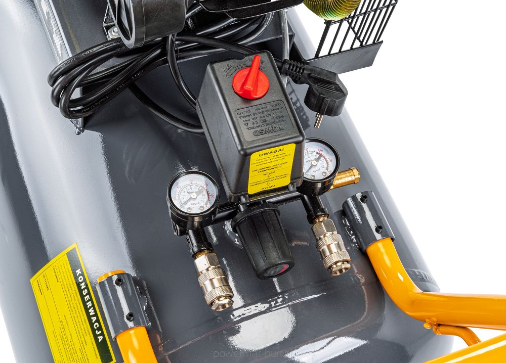 POWERMAT PM-KO-200T-230V Bezolejový kompresor 200L/min 4,17kW 8 bar