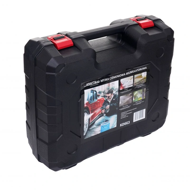 Kraft&Dele KD663 Akumulátorový vysokotlaký čistič vapka 2x68V
