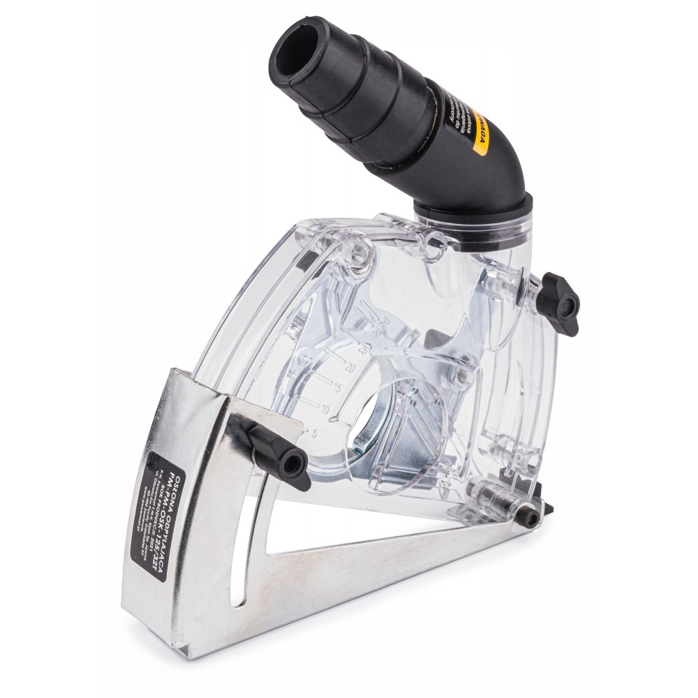 POWERMAT PM-OSK-125/32T Sací protiprachový kryt na úhlovou brusku 125 mm