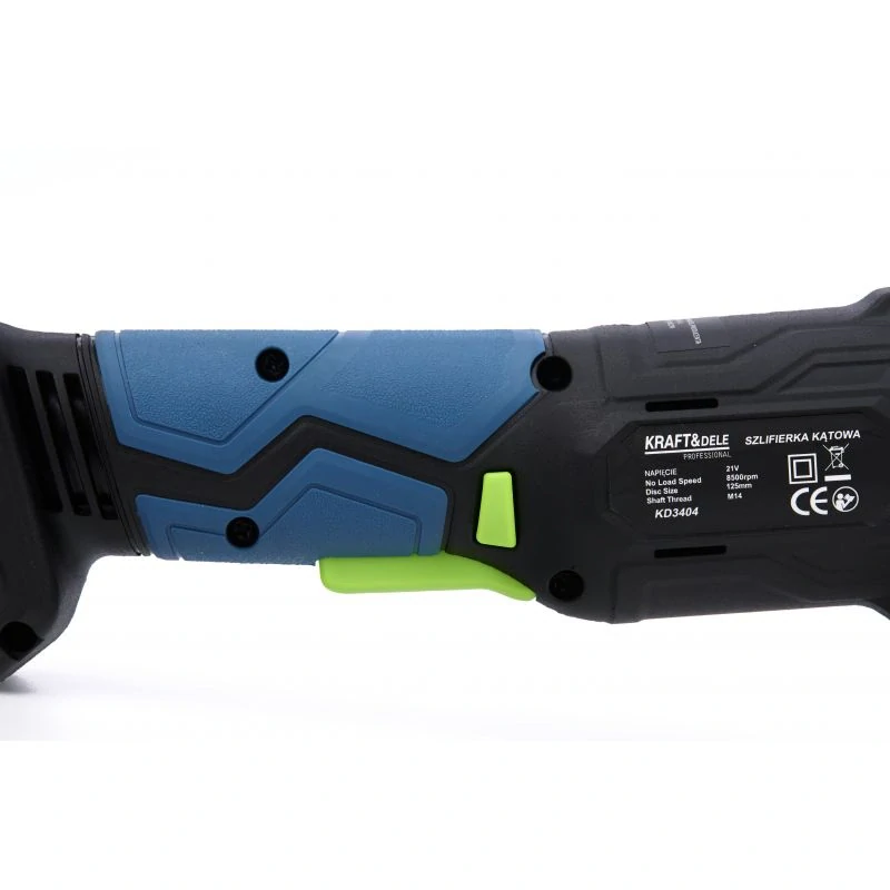 KRAFT&DELE KD3404 AKUMULÁTOROVÁ ÚHLOVÁ BRUSKA 21V 125mm - BEZ BATERIE A NABÍJEČKY