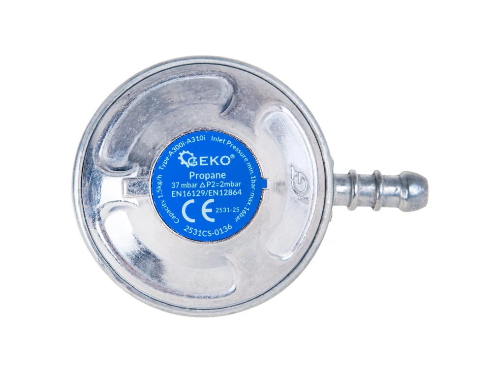 GEKO G80546 Reduktor regulátor plynu úhlový 37mbar 1,5kg/h