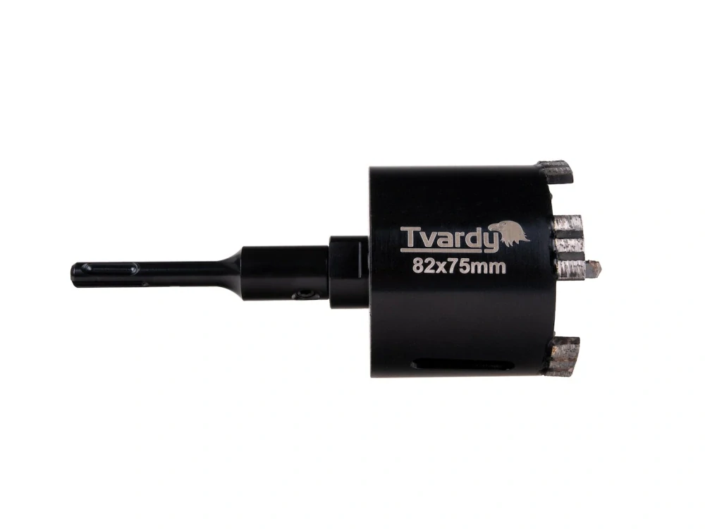 Geko T00799 Korunkový vrták vykružovák do zdi betonu turbo 82mm SDS Plus