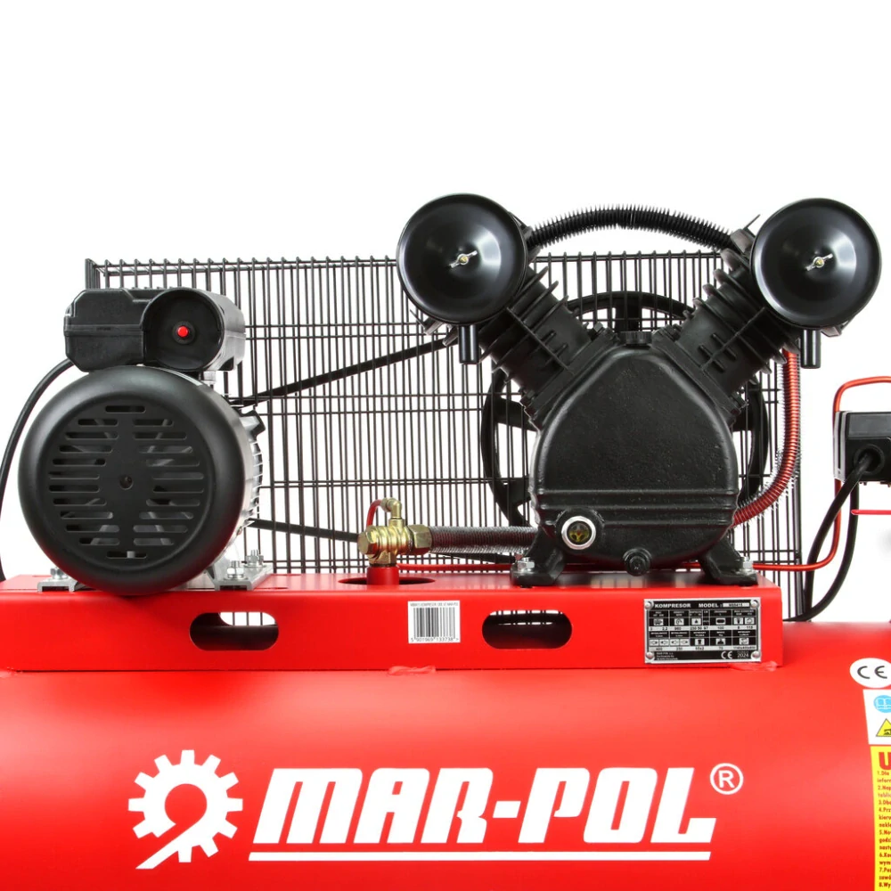 Mar-pol M88415 Olejový kompresor 100L 2 písty 2,2kW 230V