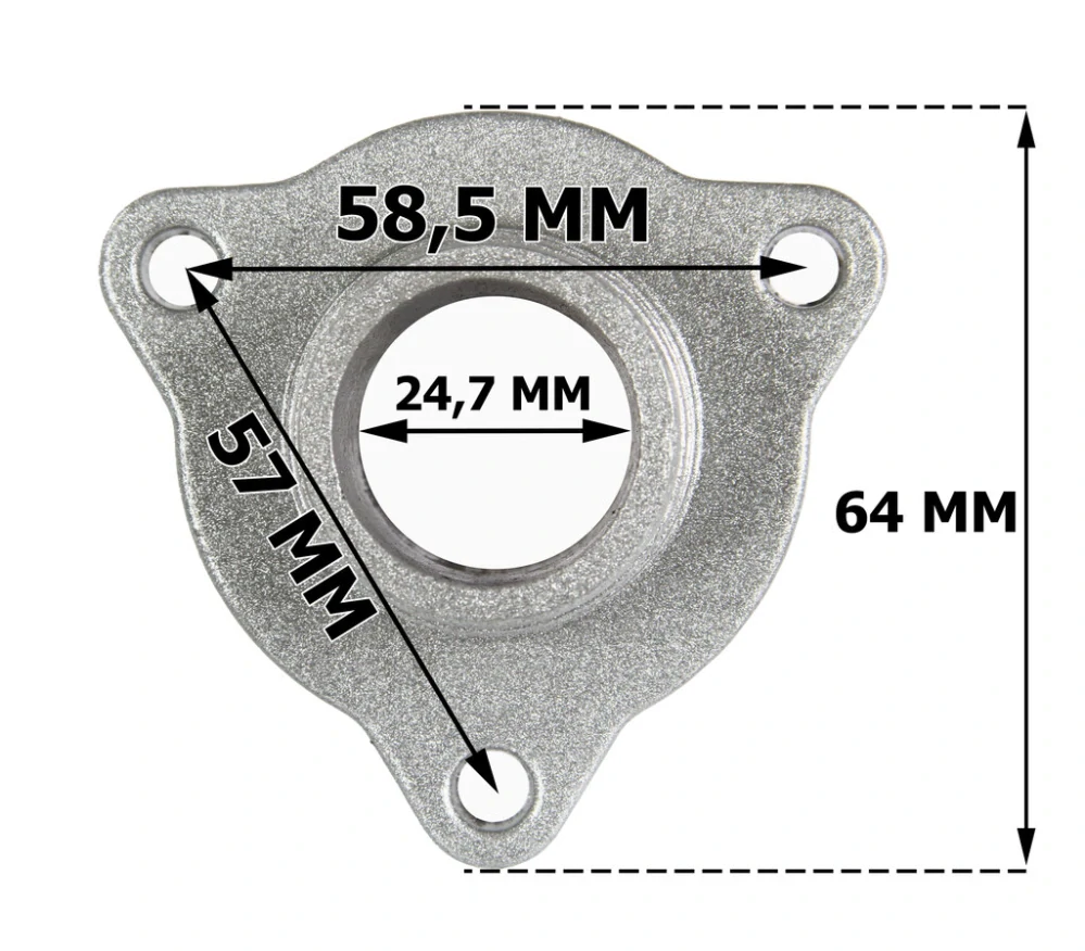 MAR-POL M3001617 ZÁVITOVÉ HRDLO KONEKTOR PRO SPALINOVÉ ČERPADLO 1"