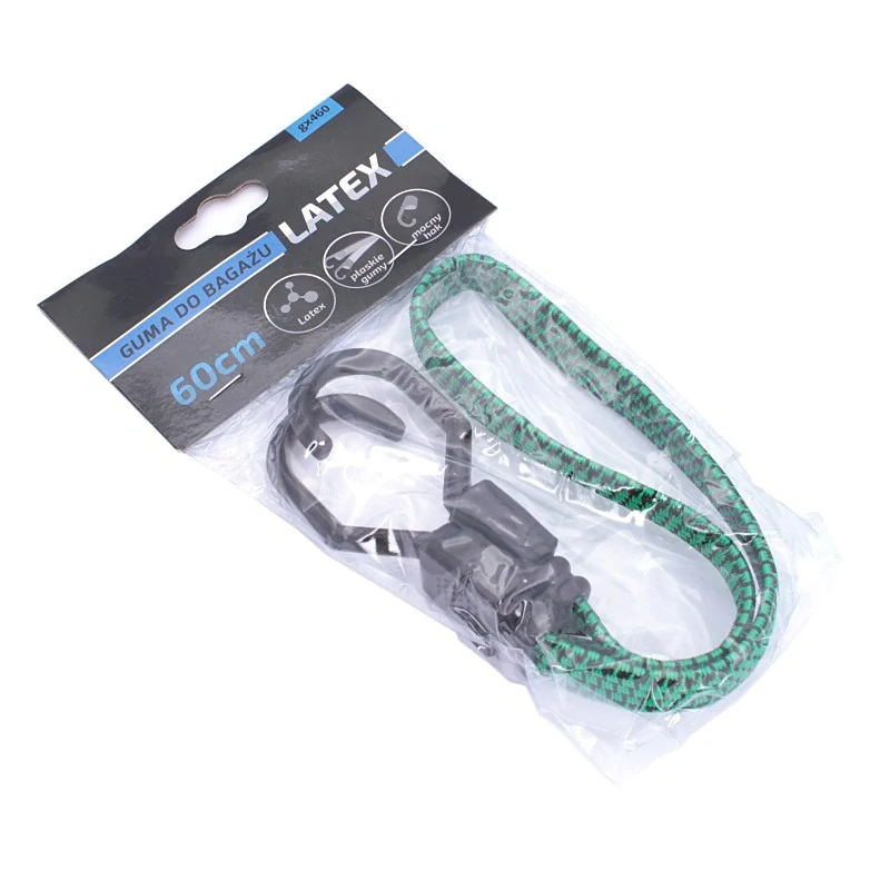 IRMA GX460 Upínací guma na zavazadla plochá 60cm elastická - latexová 5 ks