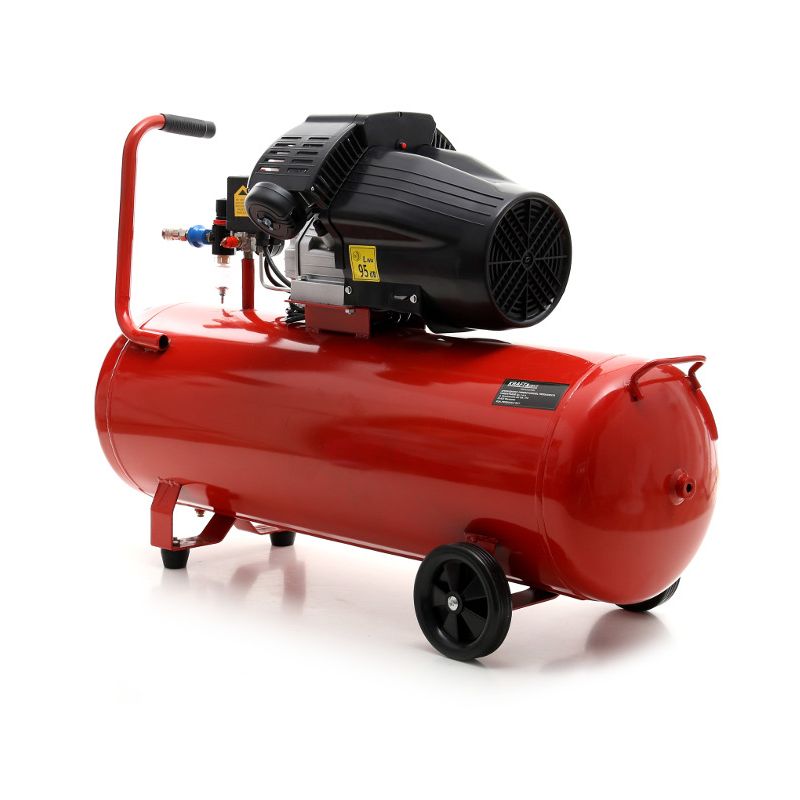KRAFT&DELE KD1480 OLEJOVÝ KOMPRESOR 100L/3 kW/4,1 HP/1-8 bar/2 PÍSTY + ODLUČOVAČ 