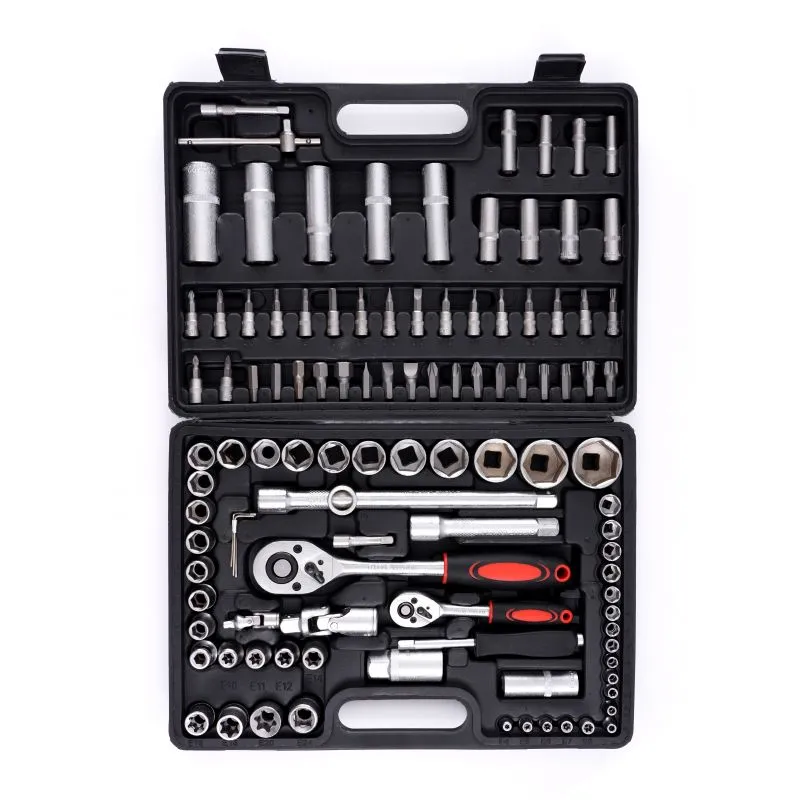 KRAFT&DELE EC303 Gola sada 108ks 1/4" 1/2" klíče, nástrčné hlavice, bity, ráčna