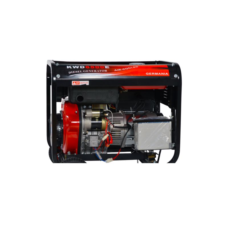 KRAFT&DELE KD120 Elektrocentrála 8,5HP GENERÁTOR PROUDU 6500W 12/230/380V AVR + olej