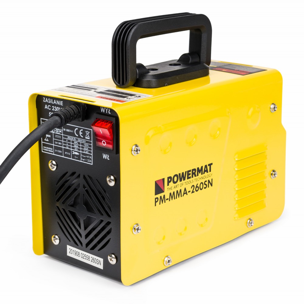 Powermat PM-MMA-260SN + SADA Invertorová svářečka 260A IGBT