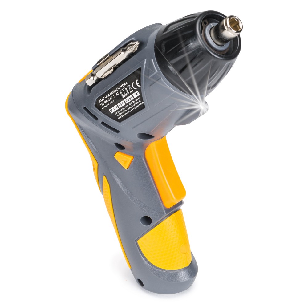 Powermat PM-WA-3.6V-1.5AT Akumulátorový šroubovák 3,6V 1,5AH Li-ion bity USB