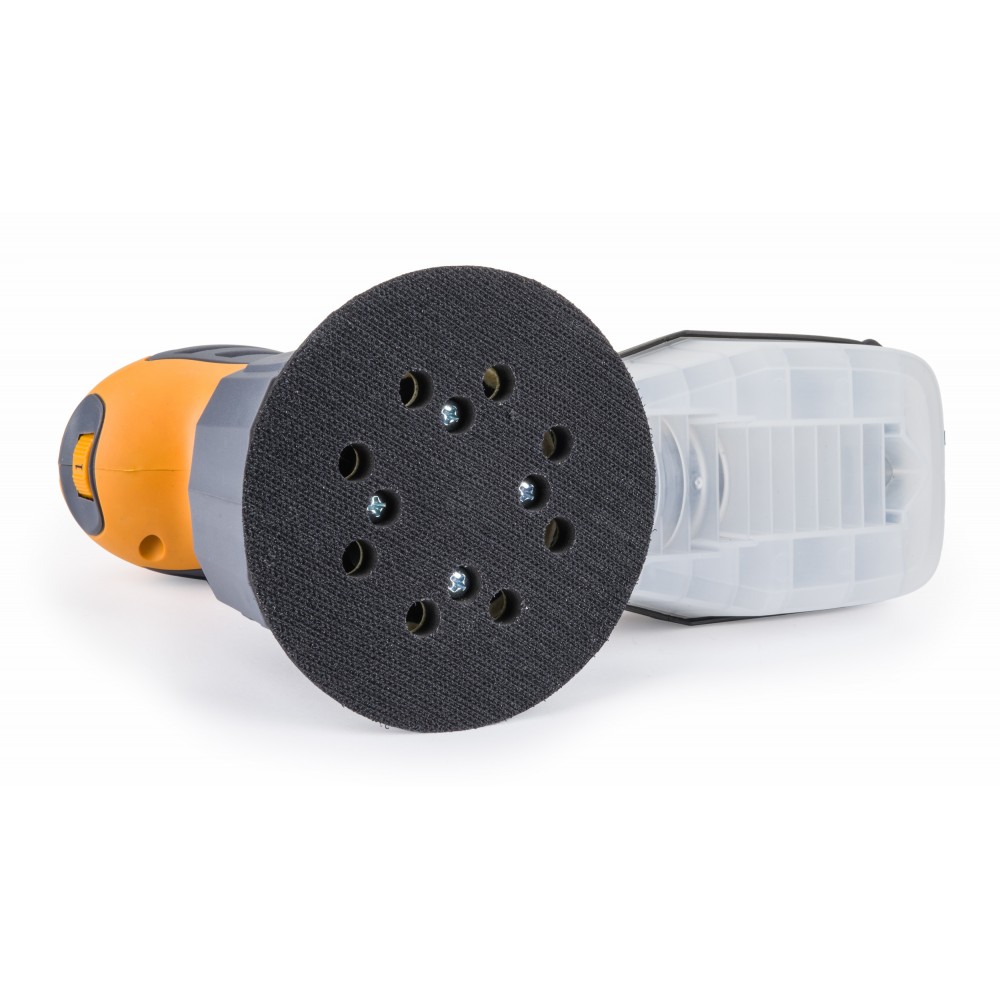 POWERMAT PM-SMO-3W1T Vibrační excentrická bruska 1200W příslušenství