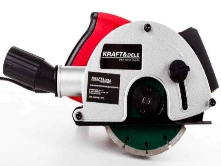 KRAFT&DELE KD1537 Drážkovací fréza, frézka, řezačka do zdiva 3100W 150mm laser