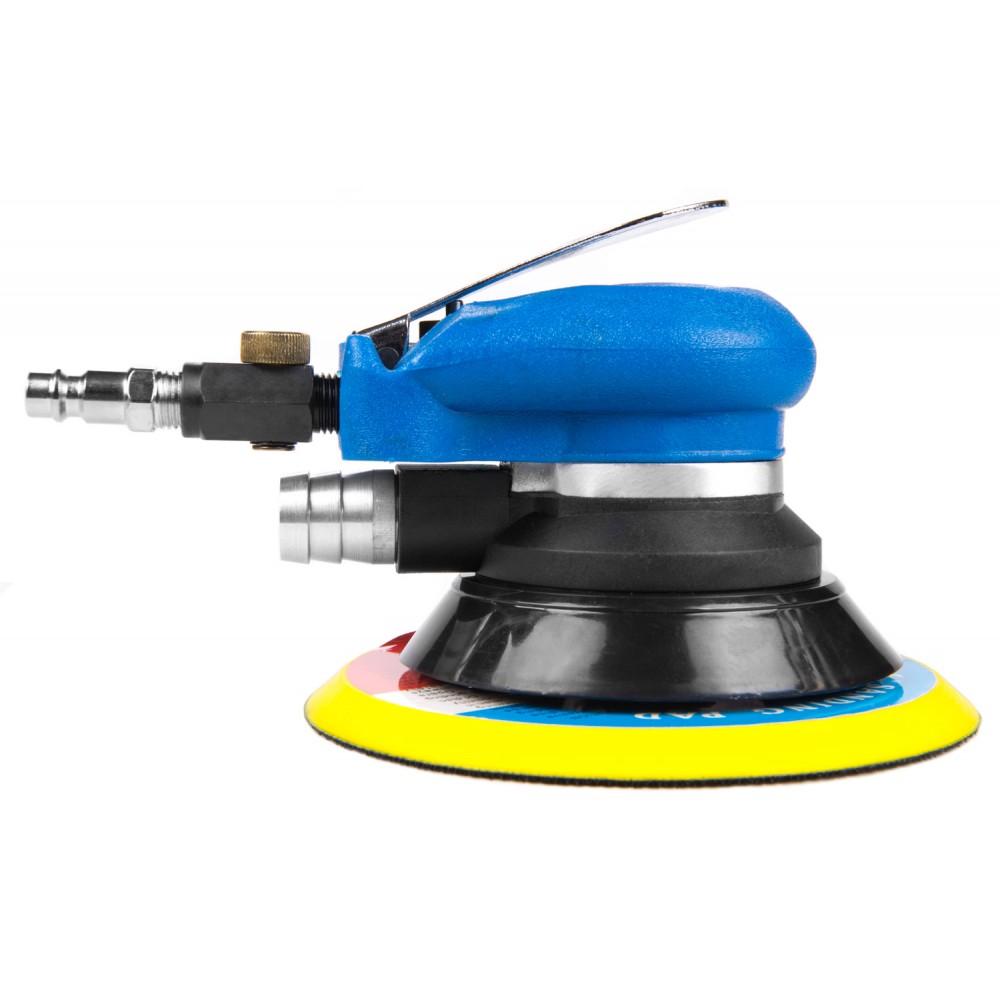 POWERMAT PM-SMO-150P Pneumatická oscilační excentrická bruska 150mm + 12x papír 