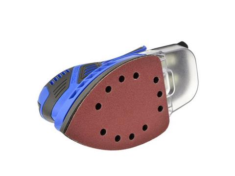 GEKO G80619 Aku oscilační bruska 140x140x100mm akumulátorová 18V Li-ion