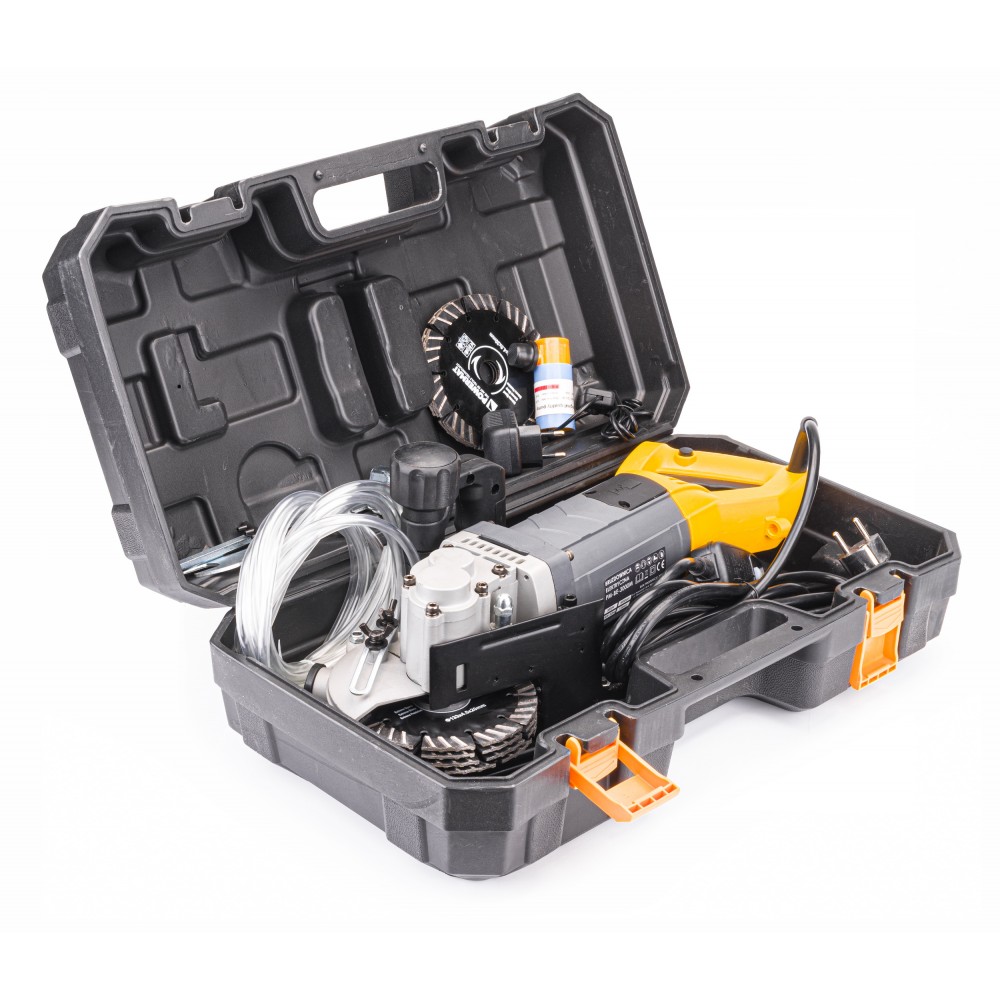 POWERMAT PM-BE-3000M Drážkovací fréza do zdiva řezačka 3000W 133mm laser