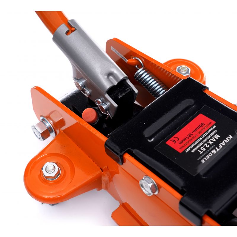 KRAFT&DELE KD382 POJÍZDNÝ NÍZKOPROFILOVÝ HYDRAULICKÝ ZVEDÁK 2,5t pod auto