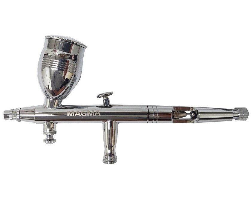 MAGMA TG-186K Airbrush stříkací pistole sada na malování 3 trysky + hadice