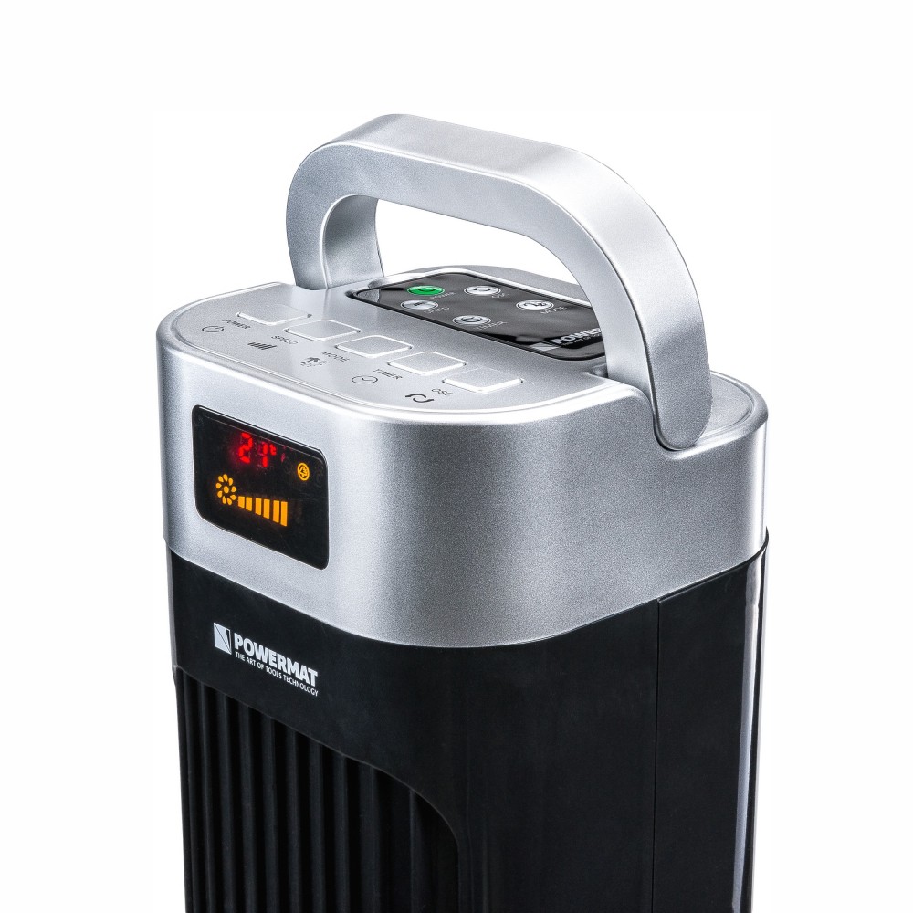 POWERMAT Black Tower-120 Věžový sloupový ventilátor 121cm 90W větrák