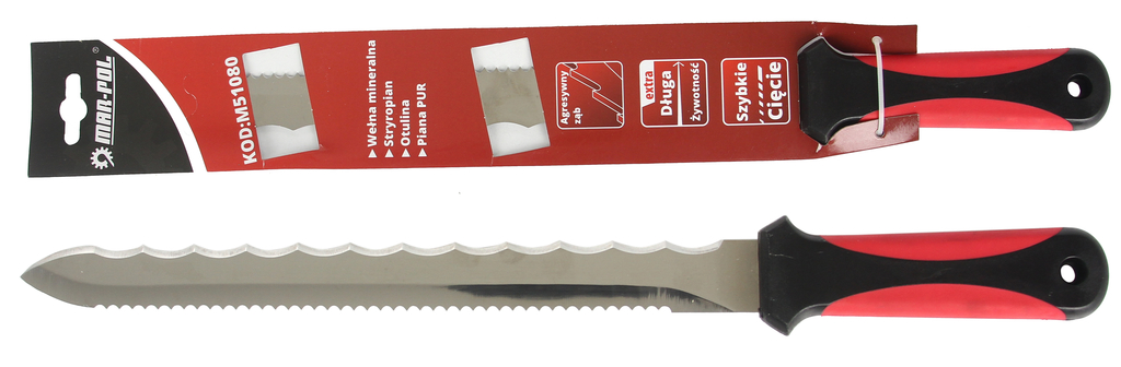 Mar-pol M51080 Nůž pro izolační materiály vaty polystyrenu 28cm