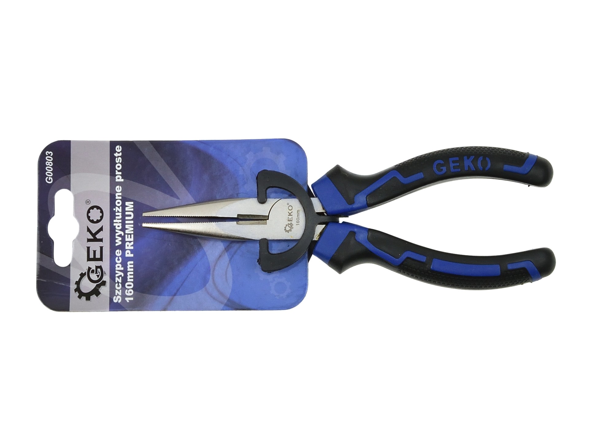 Geko G00803 Podlouhlé rovné kleště 160 mm PREMIUM