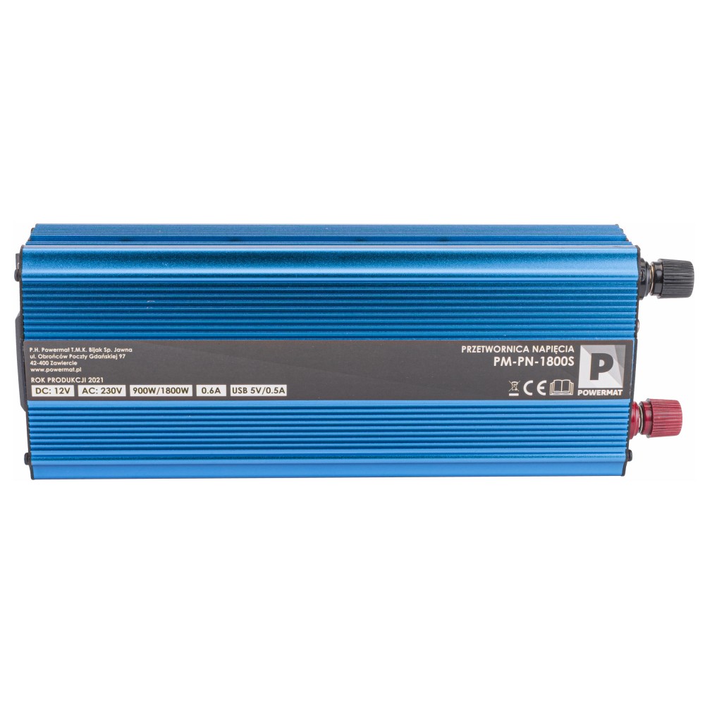POWERMAT PM-PN-1800S Měnič napětí pro vozidla, auta 12V 1800W