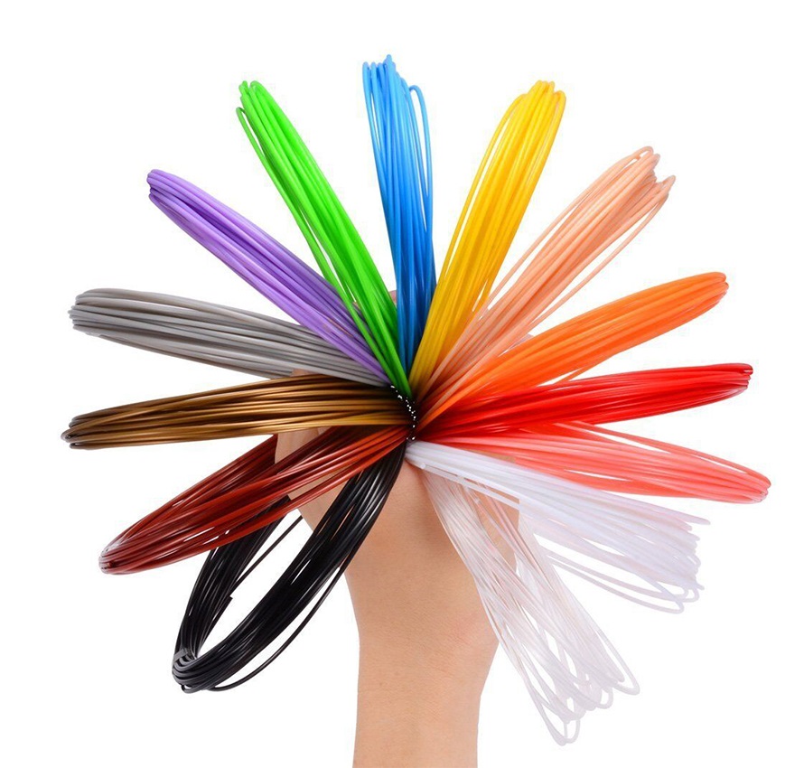 SZPILA 3D PEN 75m filamenty náplne PLA mix barev, náplň do 3D pera