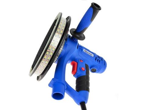 GEKO G80267 Elektrická brúska na sadrokartón stenu omietku 800W 190mm 2x LED
