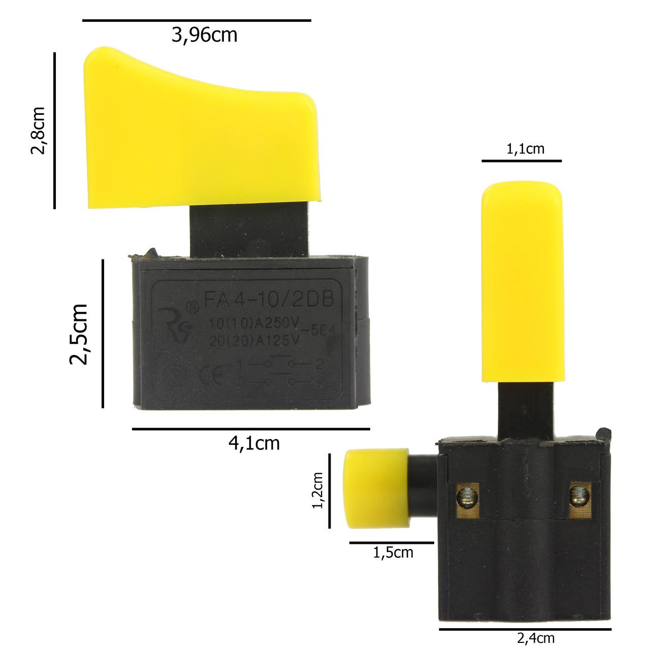 MAR-POL P00108 PŘEPÍNAČ PRO ÚHLOVÉ BRUSKY