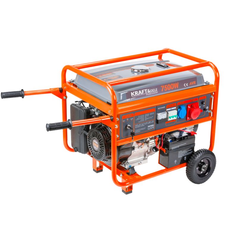 Kraft&Dele KD147 TROJFÁZOVÁ ELEKTROCENTRÁLA GENERÁTOR PROUDU 7500W AVR