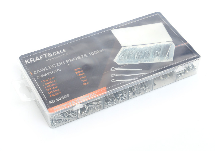 KRAFT&DELE KD10509 Pojistné závlačky piny spony 1000ks