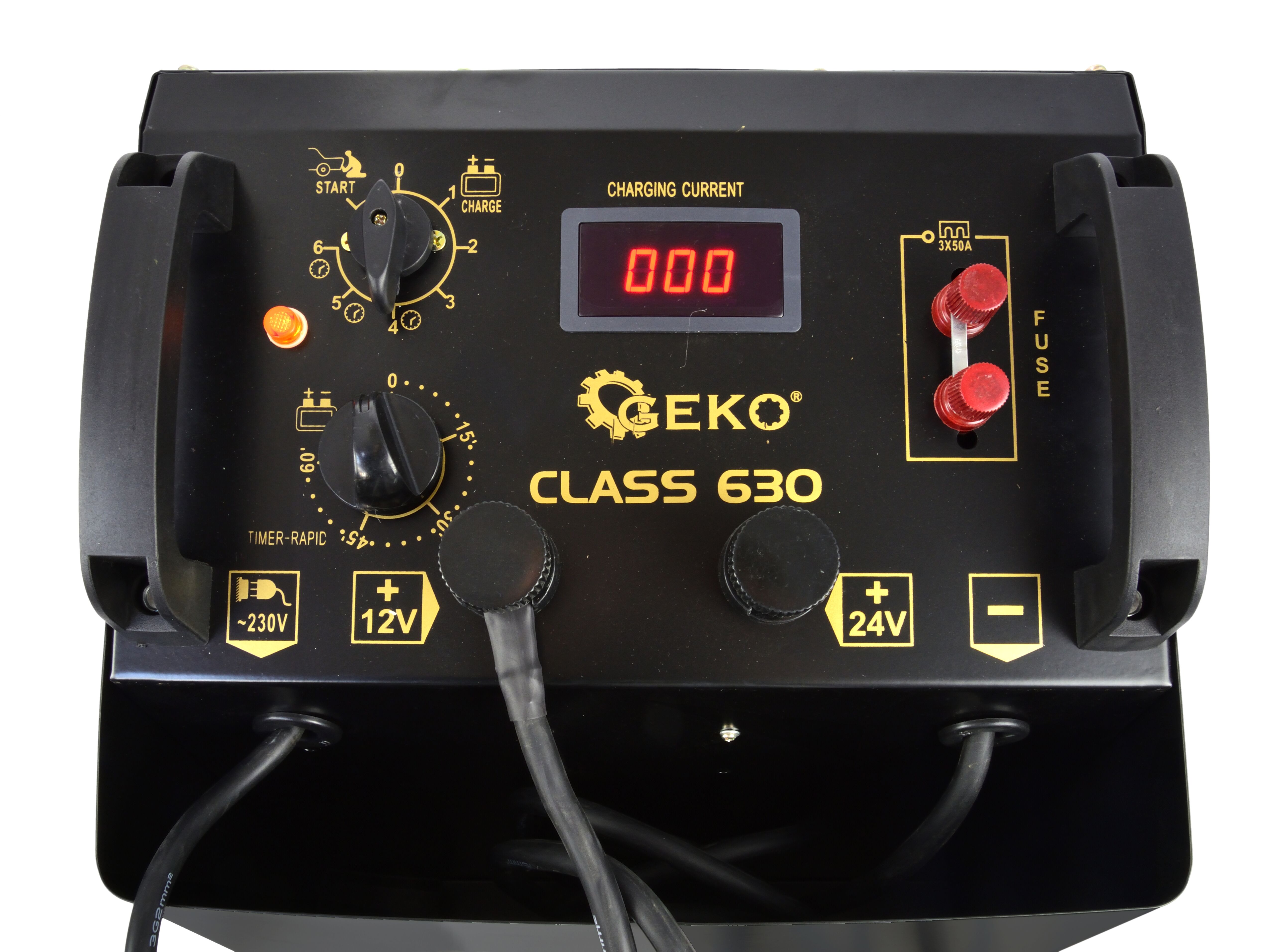 GEKO G80026 Class 630 Autonabíječka startovací vozík se startem 550A 12V/24V