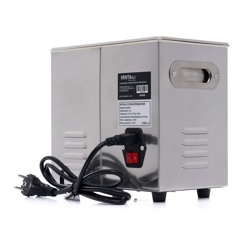 KRAFT&DELE KD448 Ultrazvukový čistič čistička 3,2L 130W LCD dezinfekce, viry