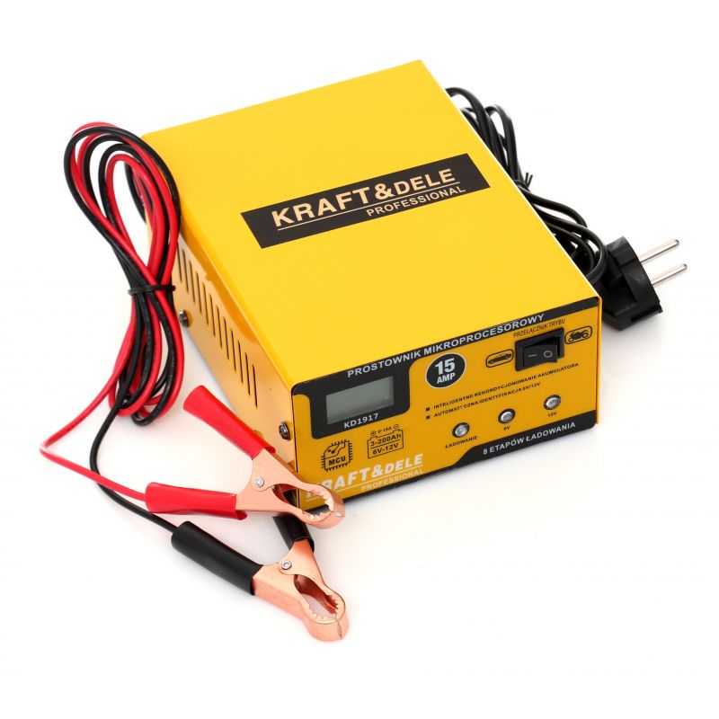 KRAFT&DELE KD1917 Nabíjačka mikroprocesorová 15Amp 6/12V autonabíječka batérií