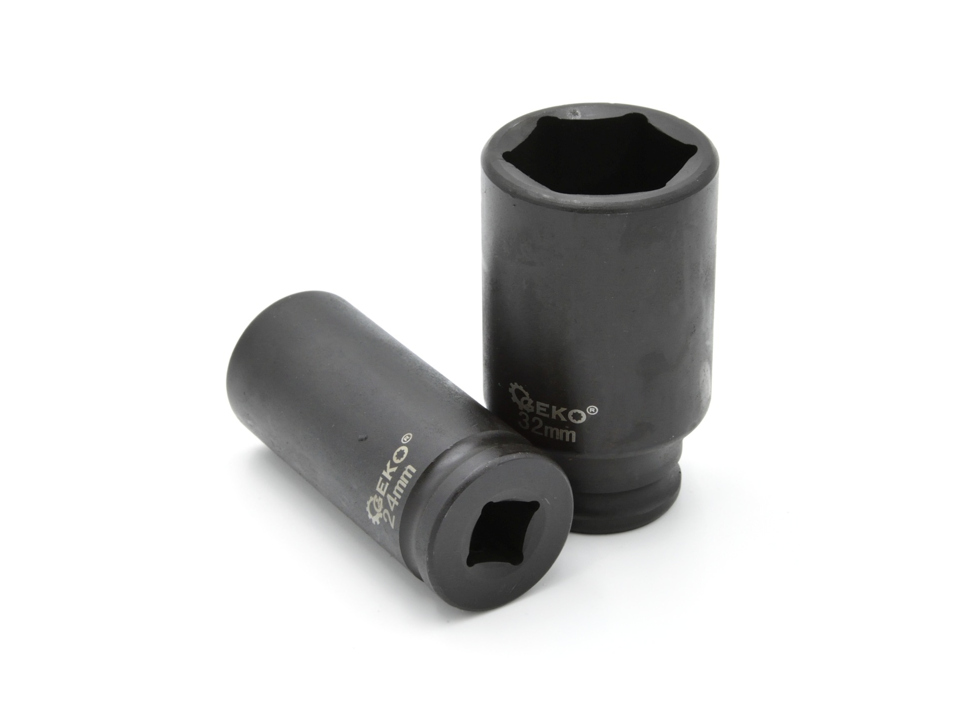 GEKO G10513 Příklepové nástrčné klíče hlavice 1/2" 10 - 32mm 16ks sada