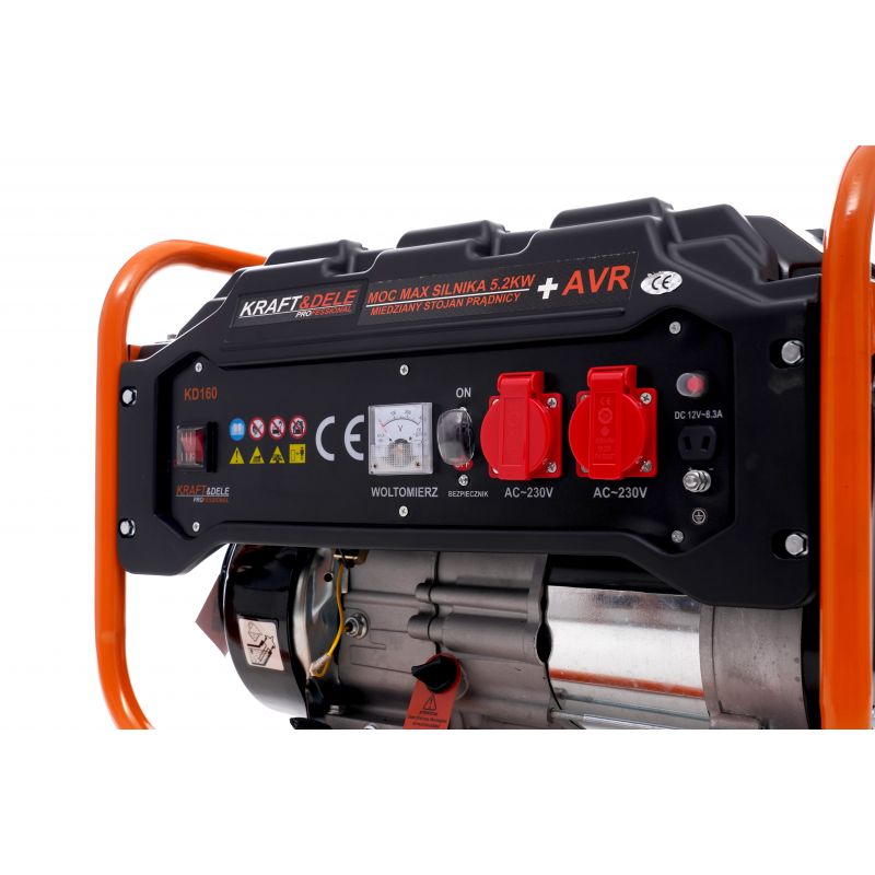 KRAFT&DELE KD160 ELEKTROCENTRÁLA GENERÁTOR PROUDU 12/230V 3500W AVR