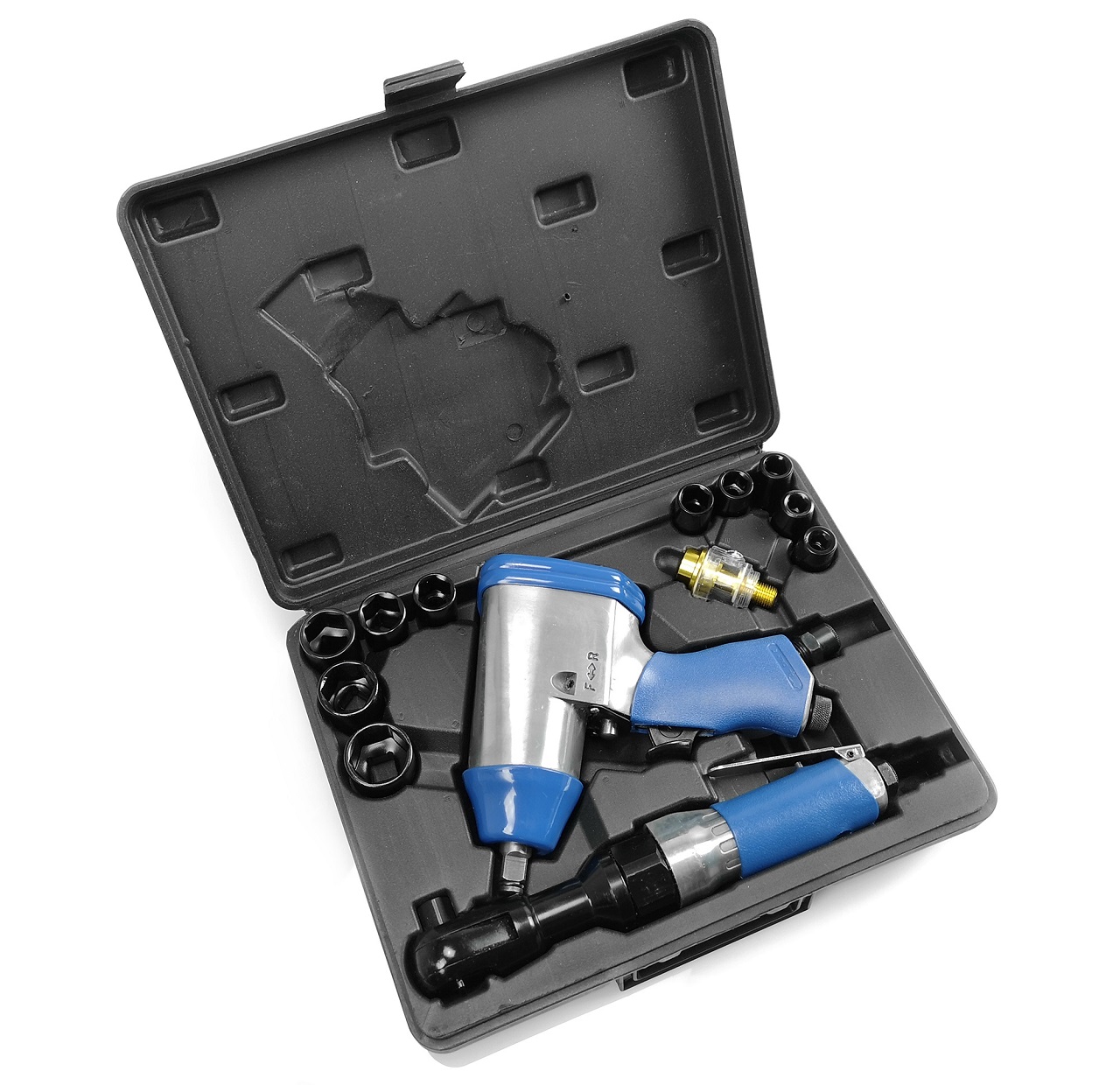 MAR-POL M80550 PNEUMATICKÝ PŘÍKLEPOVÝ KLÍČ UTAHOVÁK + RAČNA 1/2" 310 Nm