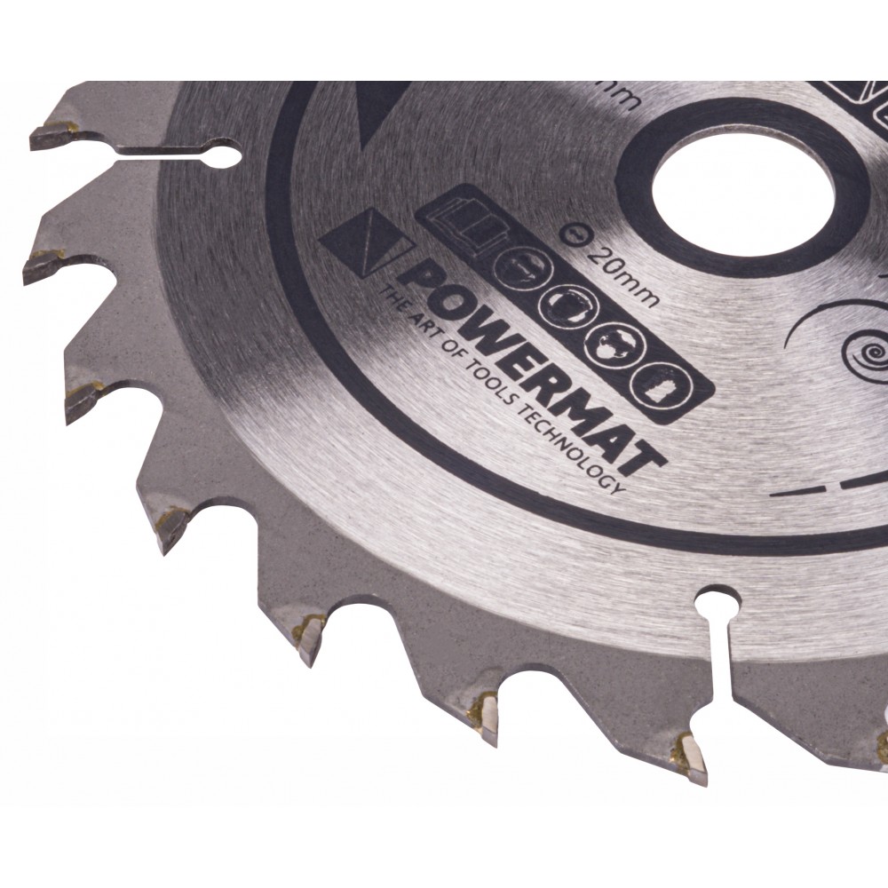 Powermat TDD-160x20x24Z Vidový kotouč na dřevo 160x20 24z