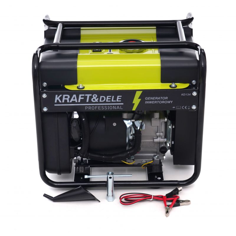 Kraft&Dele KD134 4000W ELEKTROCENTRÁLA GENERÁTOR PROUDU 4kW 230V + olej