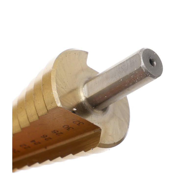 Kraft&Dele KD10244 Sada stupňovité kuželové vrtáky stromečkové 4-32mm HSS 3 ks