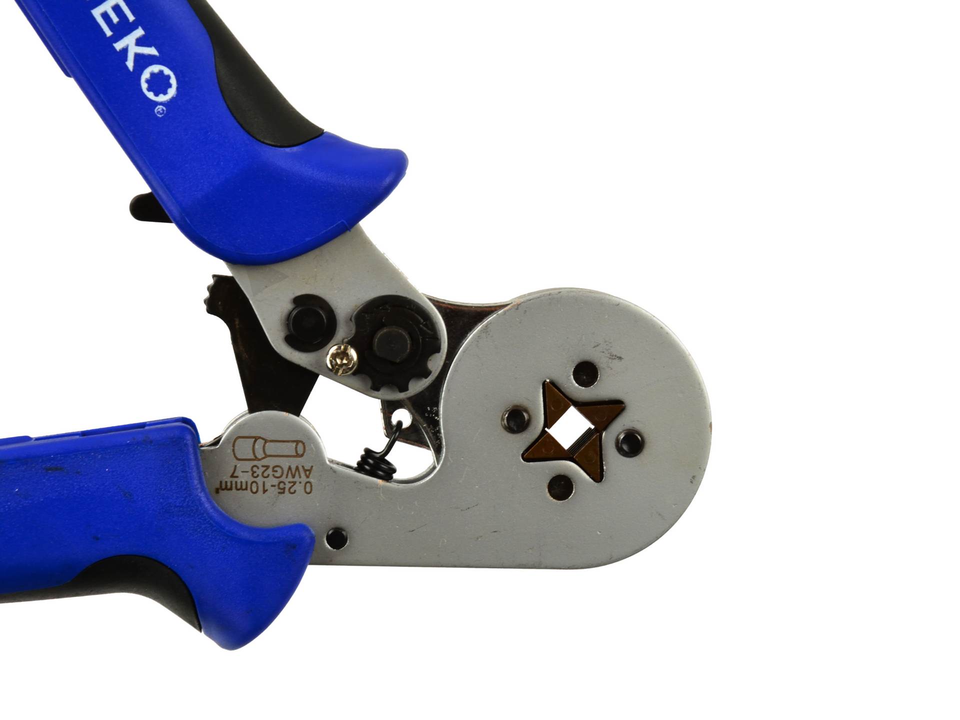 GEKO G01772 Krimpovací kleště pro konektory objímky svorky 0,25-10mm2