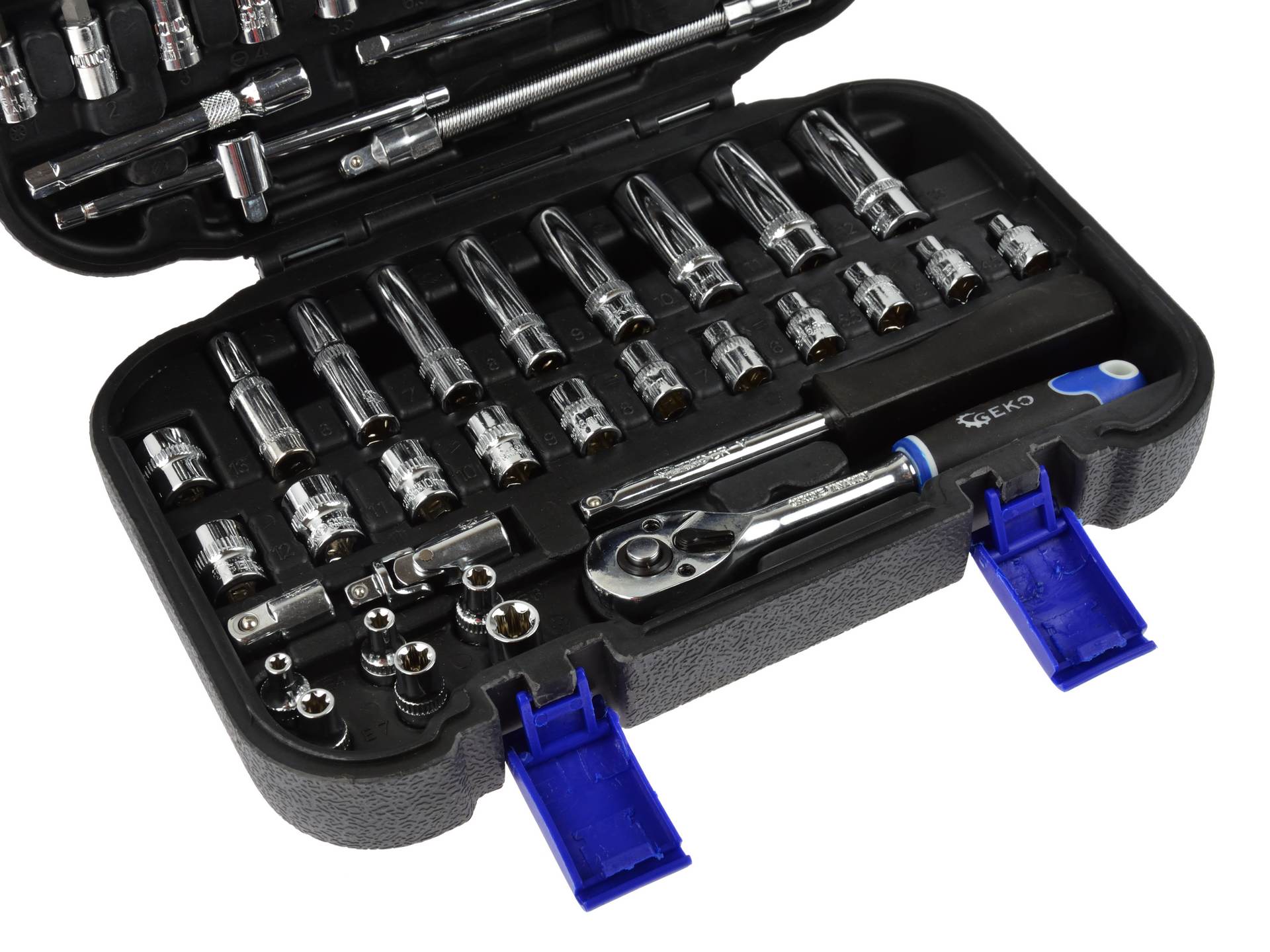 GEKO G10153 Sada nástrčných klíčů torx 1/4" 56ks