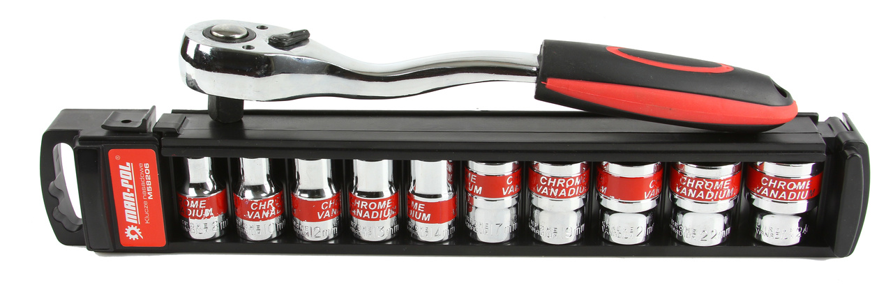 MAR-POL M58206 Nástrčné klíče hlavice 1/2" Sada 12ks 8-24mm