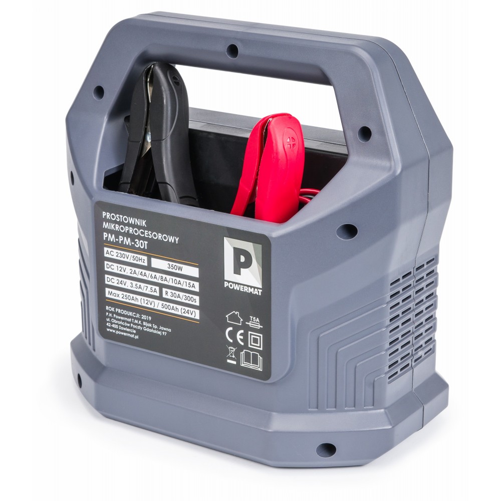 POWERMAT PM-PM-30T Nabíječka pro akumulátor batérie mikroprocesorová 12/24V 30A